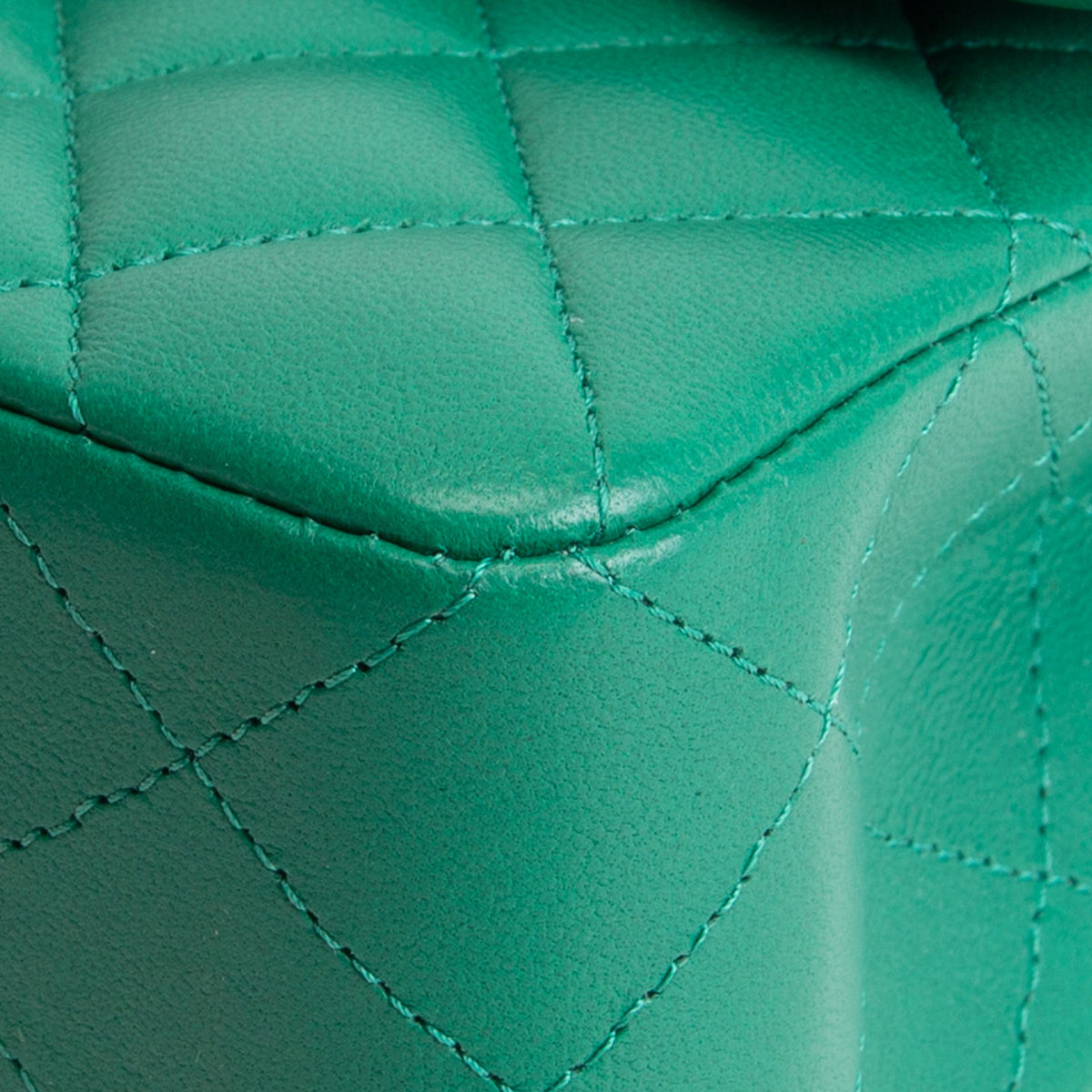CHANEL Classic Small Lambskin Double Flap - Green