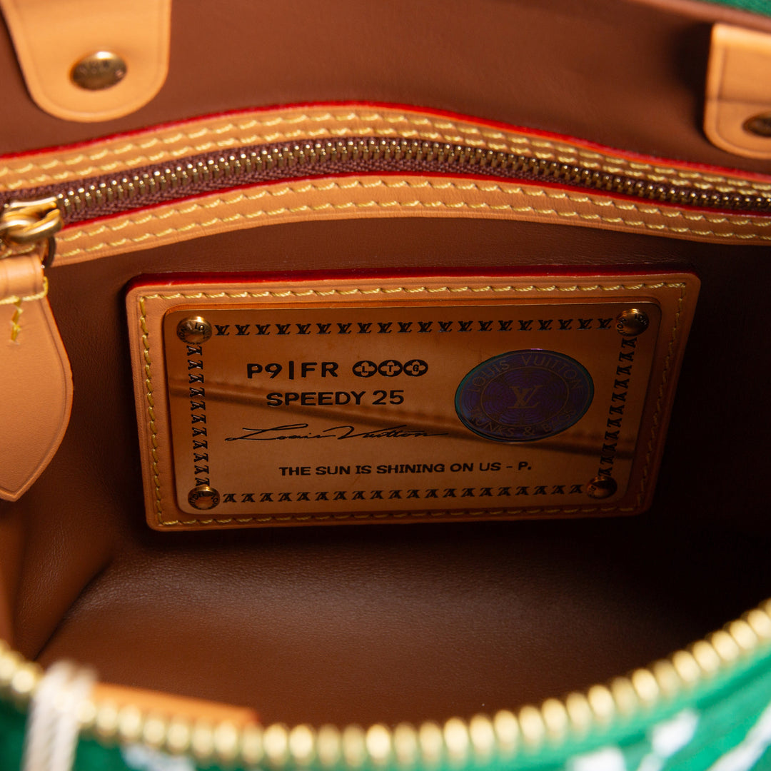 LOUIS VUITTON Runway P9 Speedy 25 Bandouliere - Green