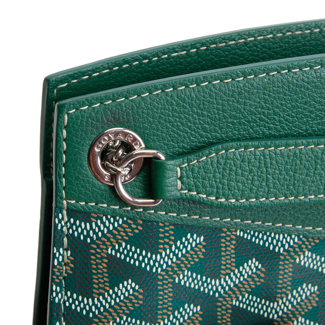 GOYARD Goyardine Rouette Structure Mini Bag - Green