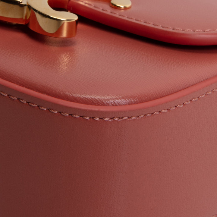 CELINE Triomphe Claude Mini - Terracotta