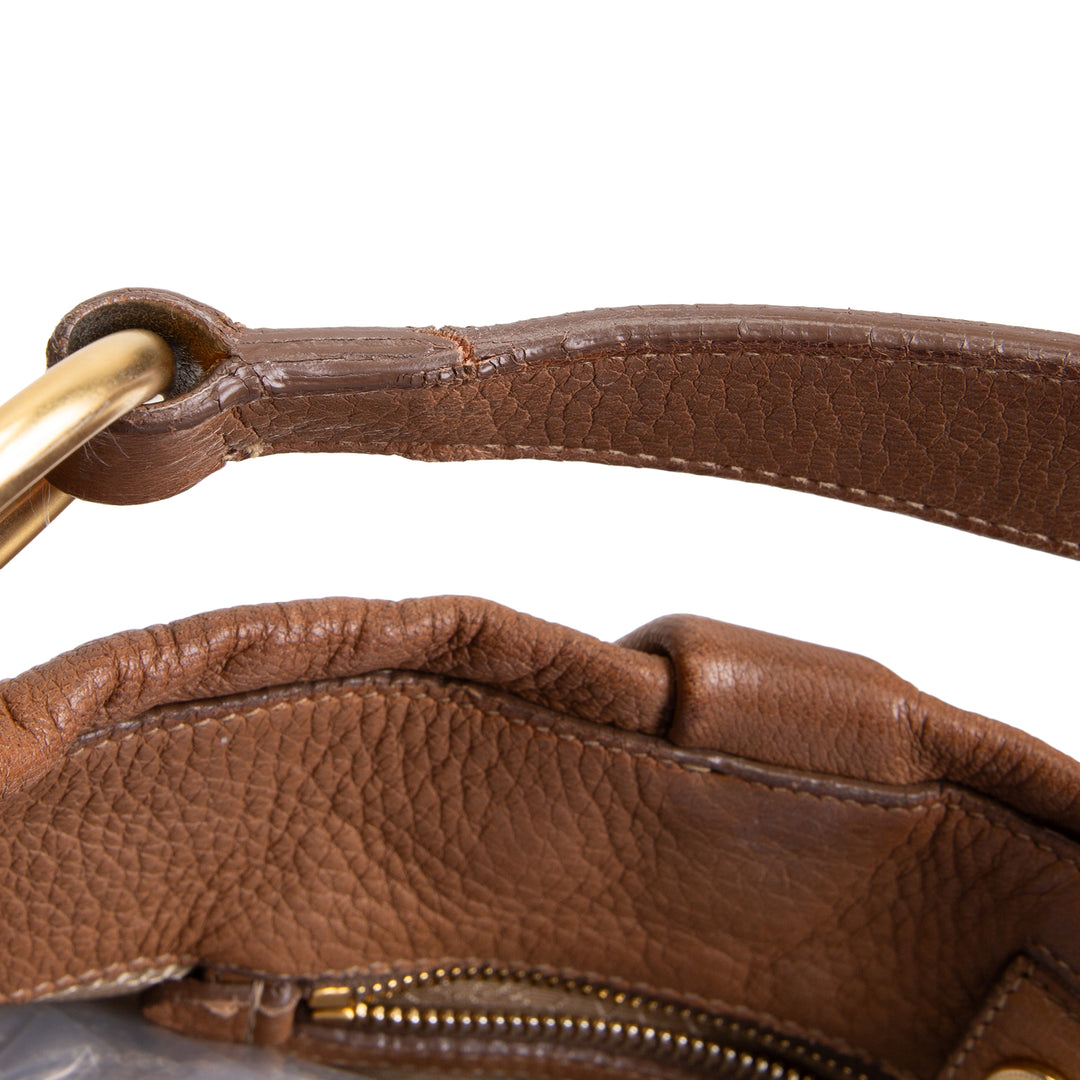 PRADA Vitello Daino Leather Hobo