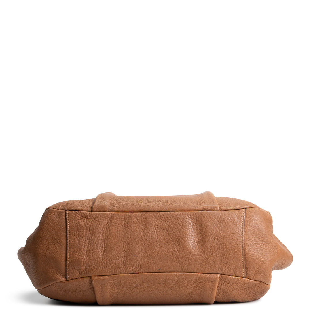 PRADA Vitello Daino Leather Hobo
