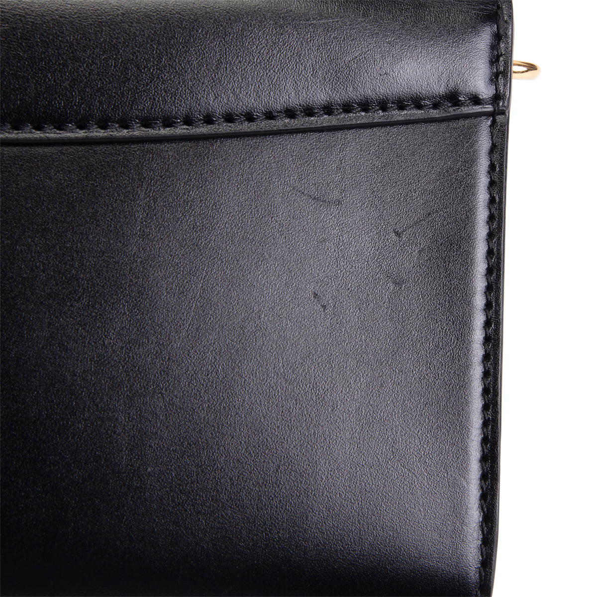LOUIS VUITTON Capucines Wallet on Chain - Black