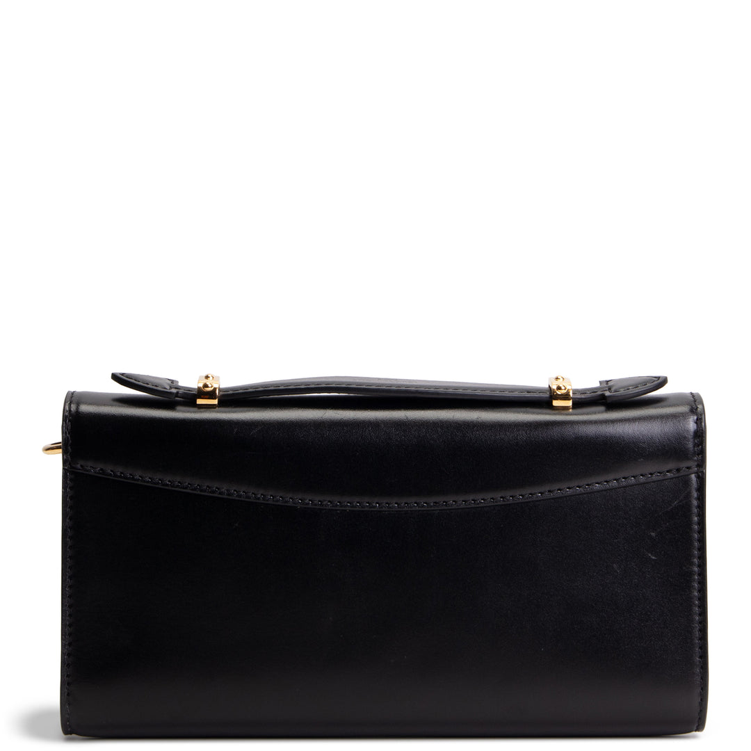 LOUIS VUITTON Capucines Wallet on Chain - Black