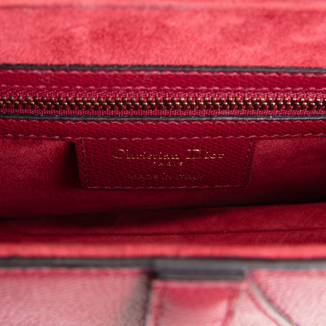 DIOR Saddle Bag - Burgundy