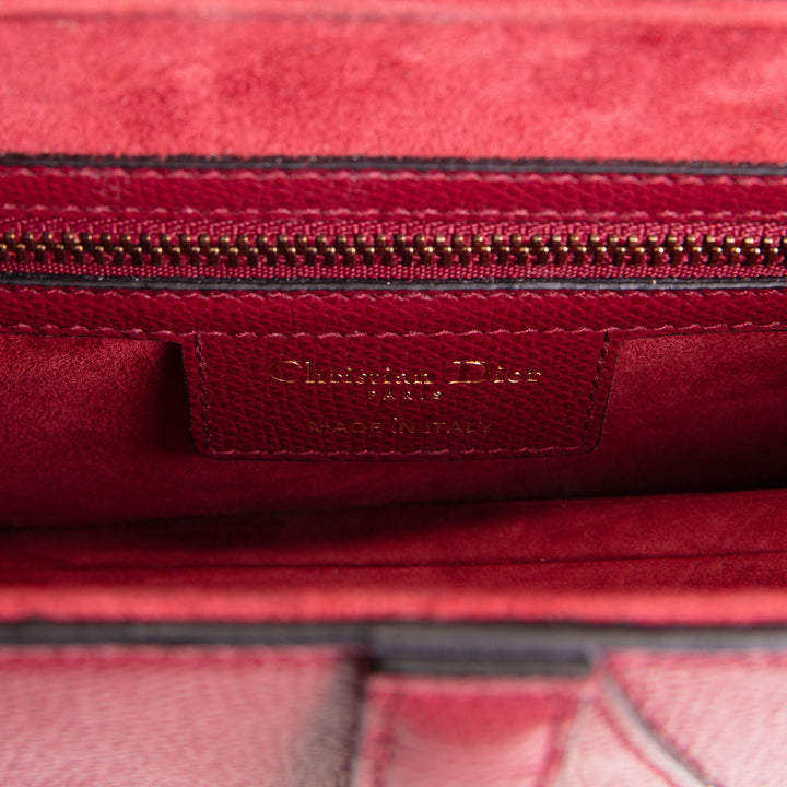 DIOR Saddle Bag - Burgundy