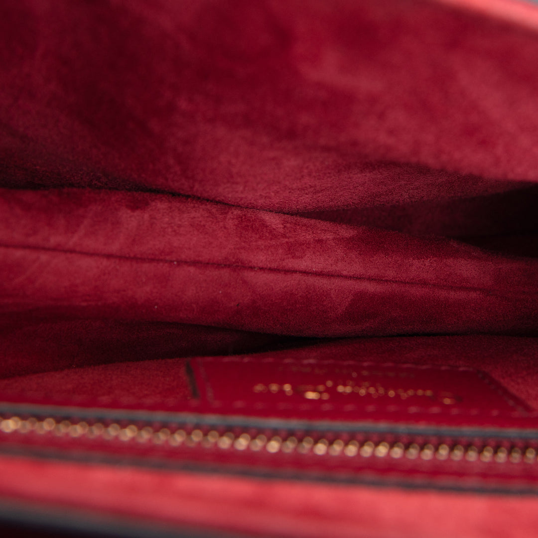 DIOR Saddle Bag - Burgundy