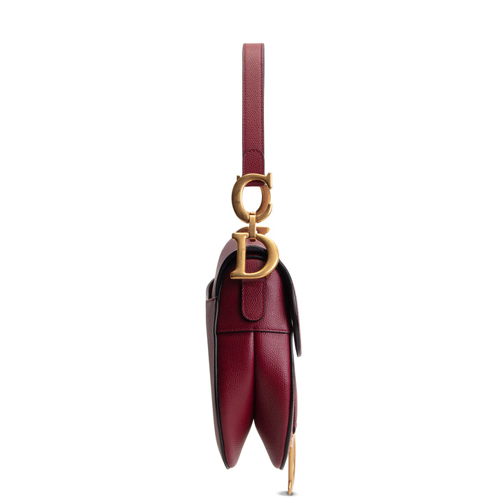 DIOR Saddle Bag - Burgundy
