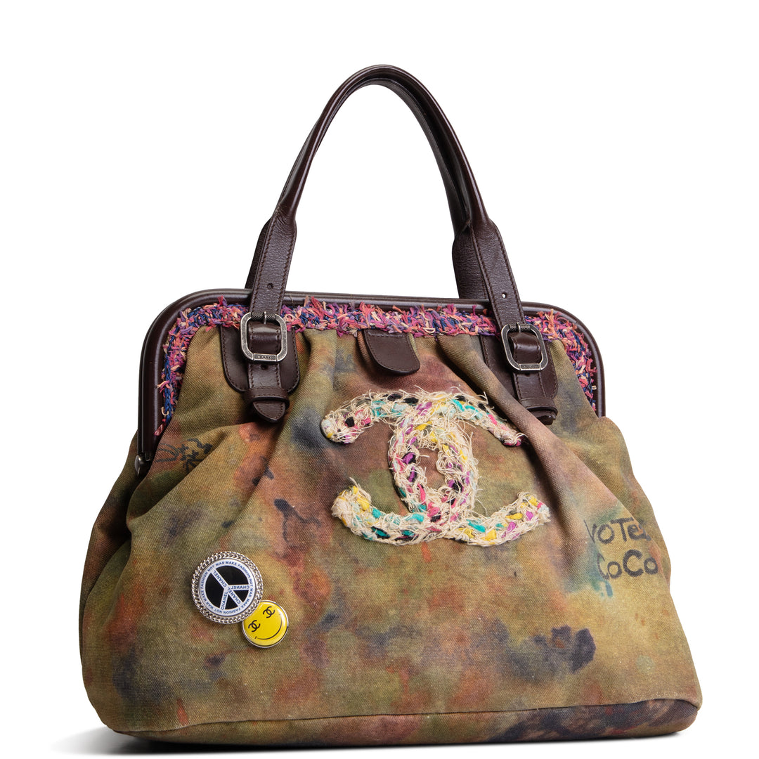 CHANEL Graffiti On The Pavements Bowling Bag