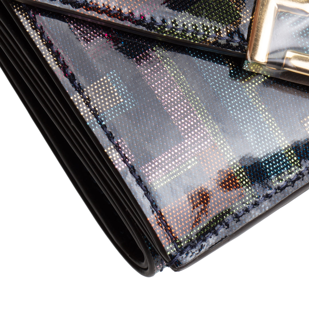 FENDI Patent FF Diamonds Trifold Wallet - Multicolore