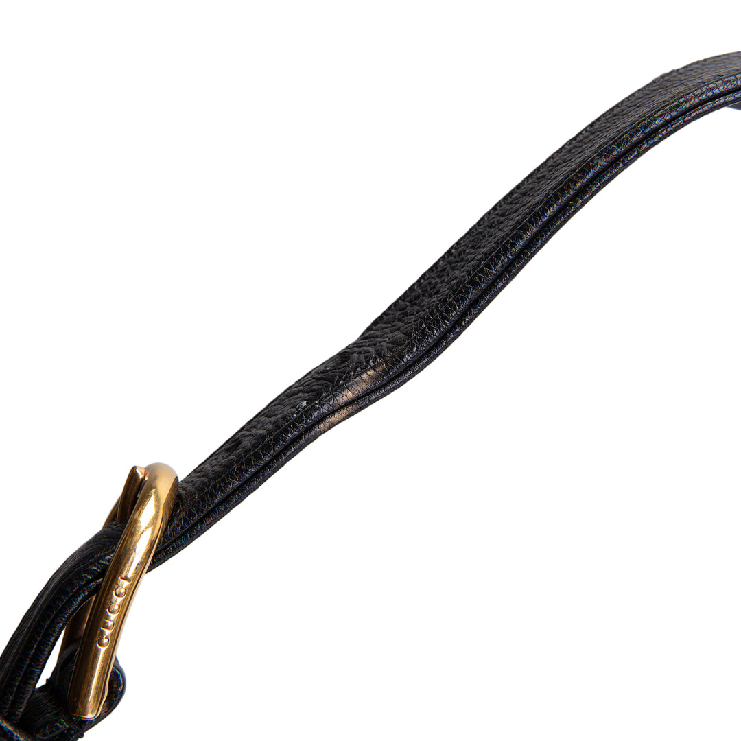 GUCCI Medium Aphrodite Shoulder Bag - Black OUTLET FINAL SALE