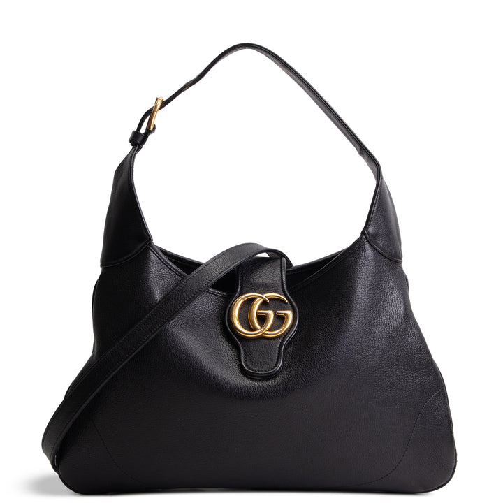 GUCCI Medium Aphrodite Shoulder Bag - Black OUTLET FINAL SALE