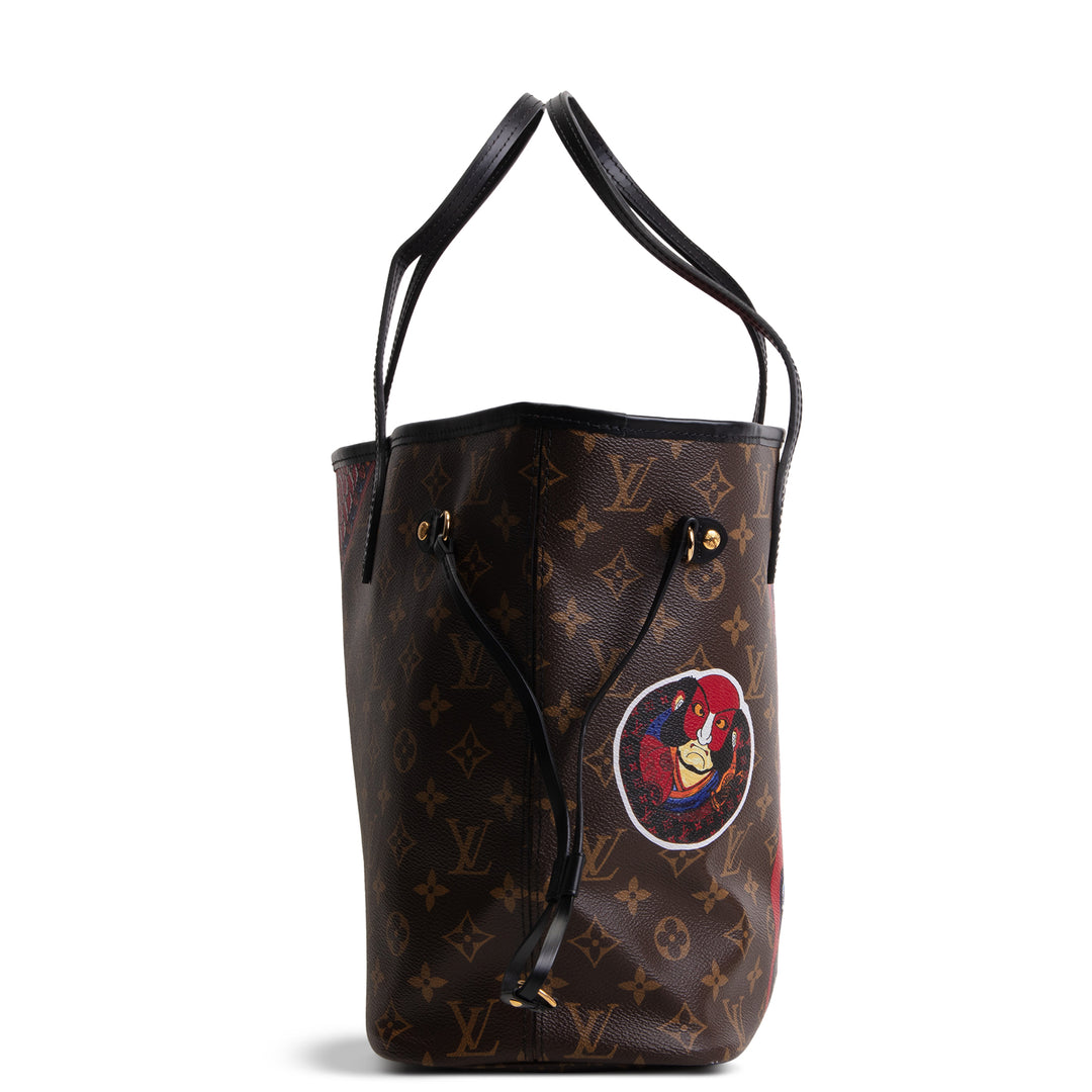 LOUIS VUITTON Monogram Kabuki Neverfull MM w/ Pouch