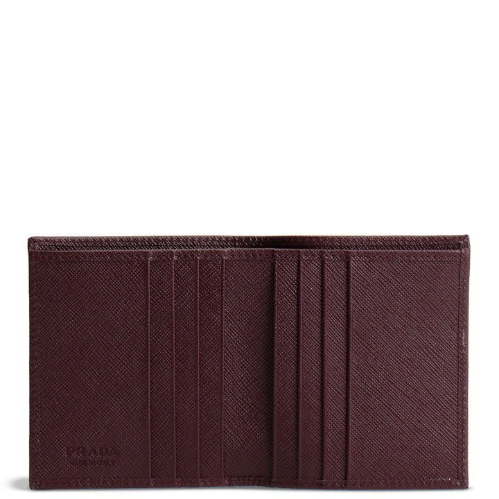 PRADA Saffiano Triangalo Billfold Wallet