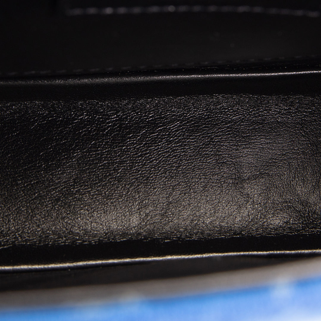 SAINT LAURENT Jamie Medium Jersey Wool Patchwork Crossbody Bag