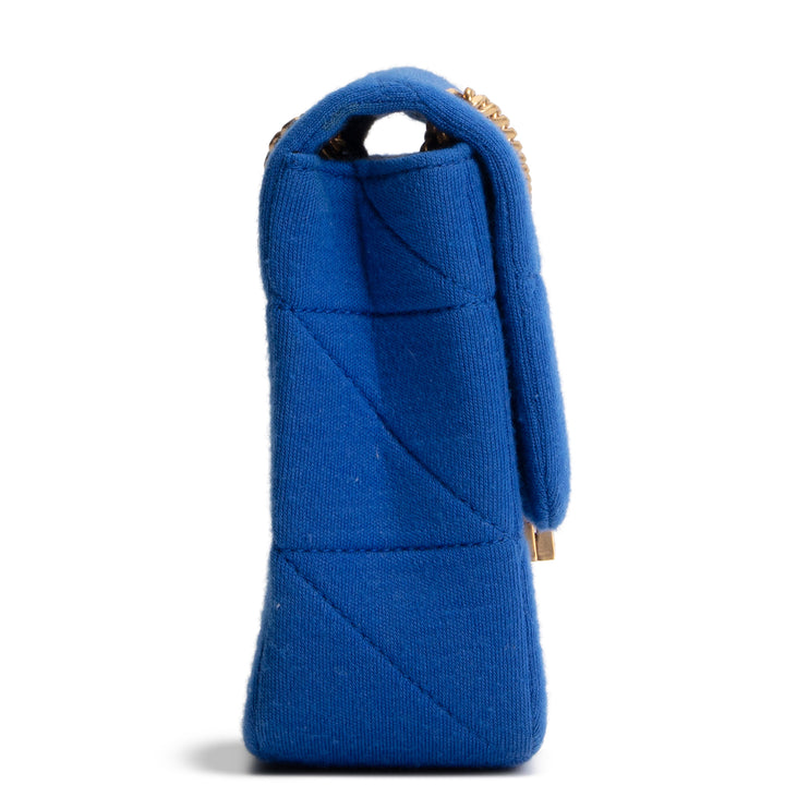SAINT LAURENT Jamie Medium Jersey Wool Patchwork Crossbody Bag