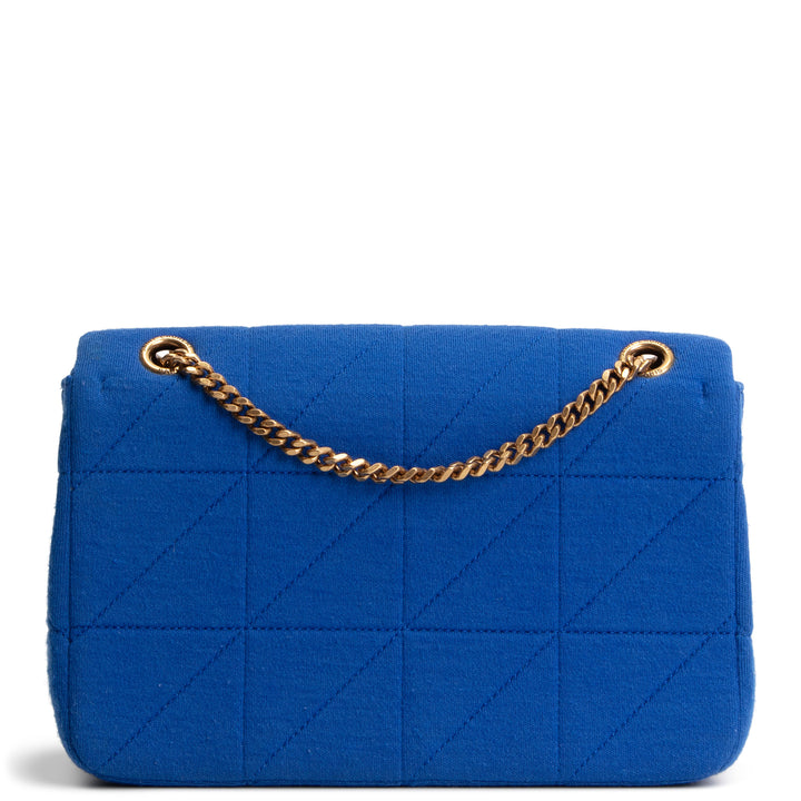 SAINT LAURENT Jamie Medium Jersey Wool Patchwork Crossbody Bag
