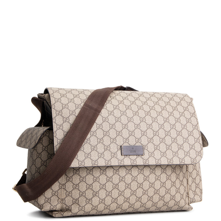 GUCCI GG Supreme Diaper Bag