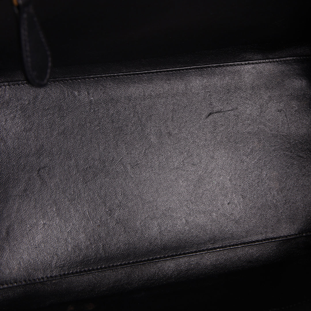 CELINE Mini Tricolor Leather Luggage Tote
