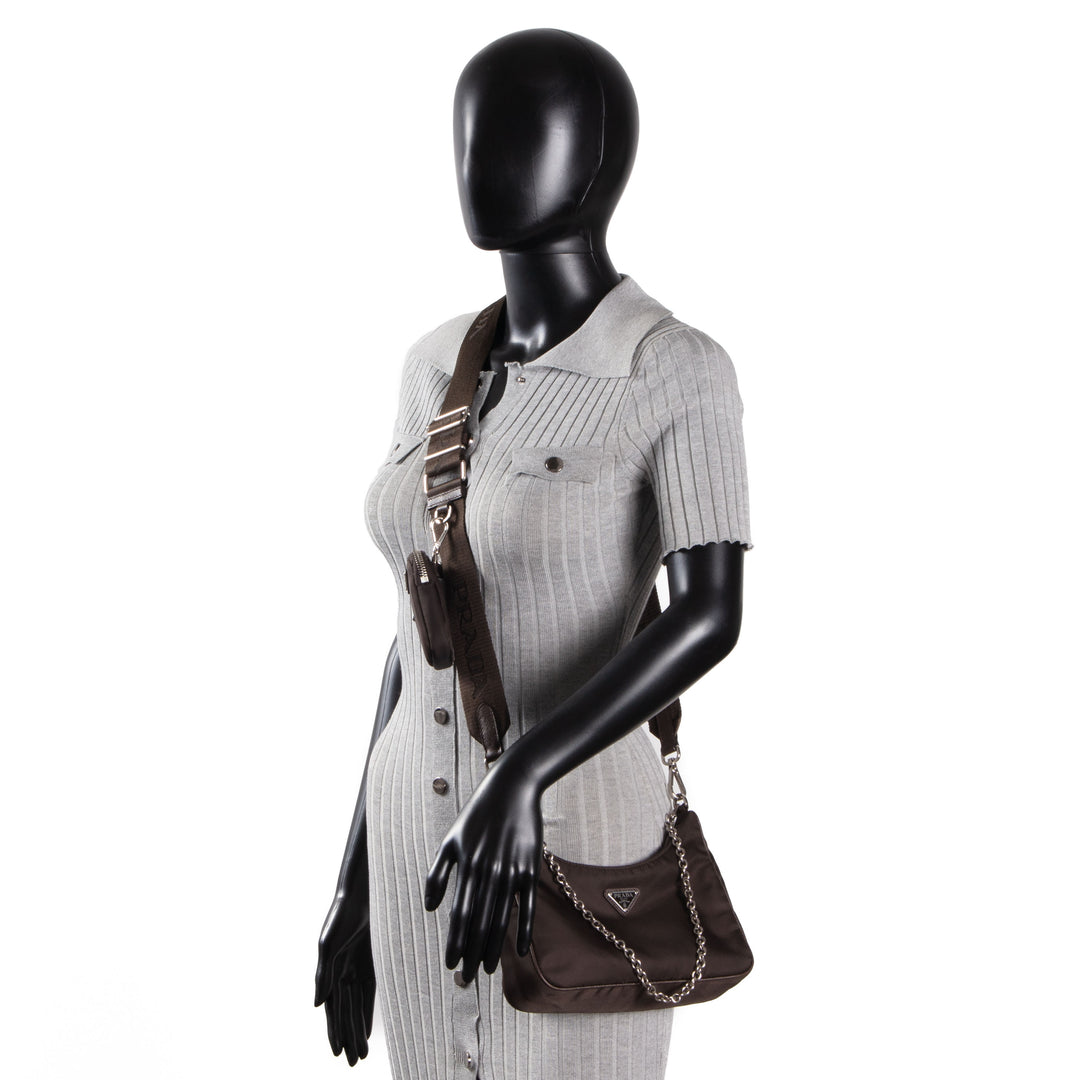 PRADA Nylon Re-Edition 2005 - Brown OUTLET FINAL SALE