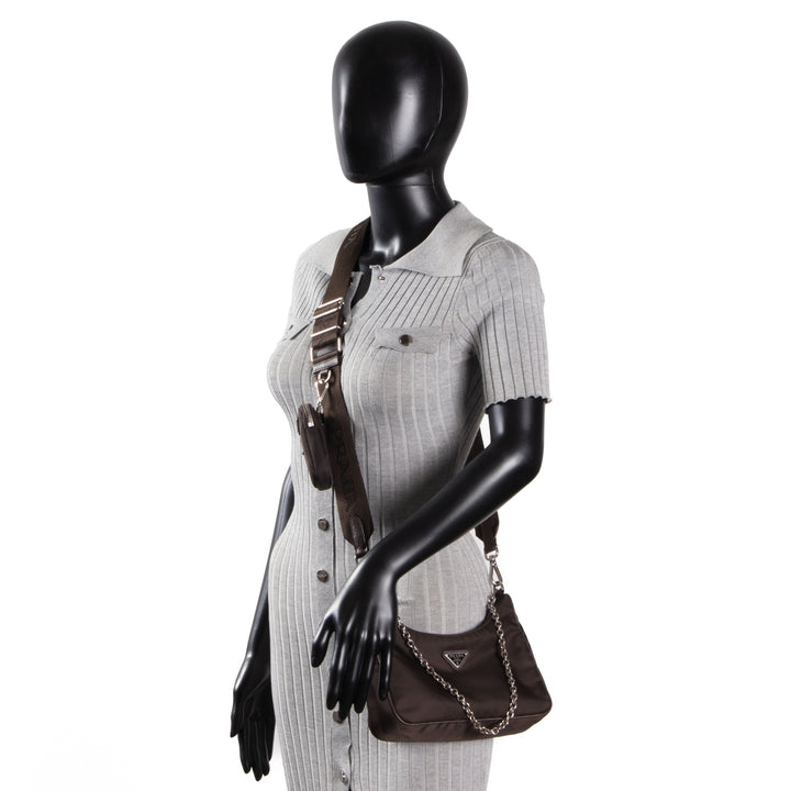 PRADA Nylon Re-Edition 2005 - Brown OUTLET FINAL SALE