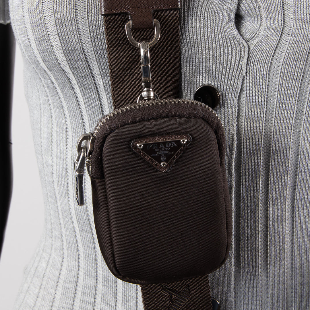 PRADA Nylon Re-Edition 2005 - Brown OUTLET FINAL SALE