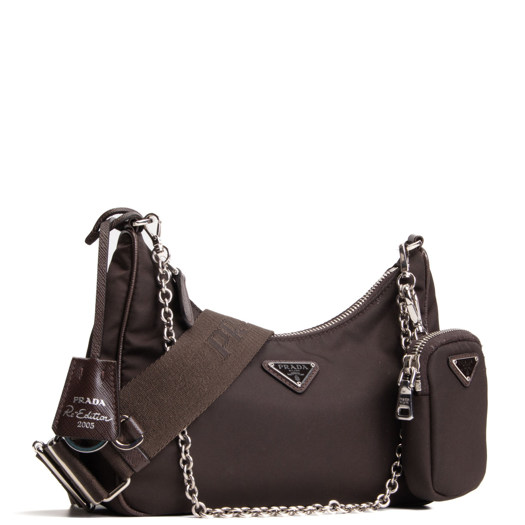 PRADA Nylon Re-Edition 2005 - Brown OUTLET FINAL SALE