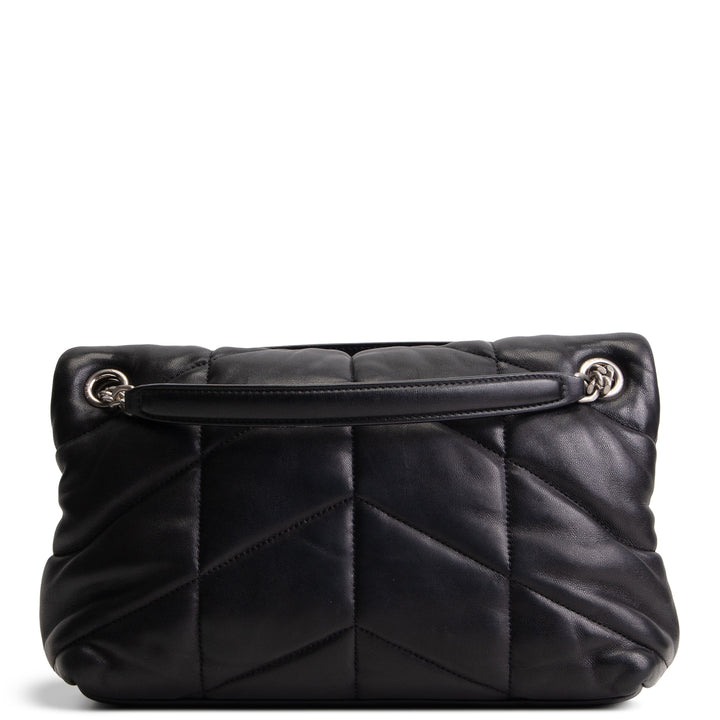 SAINT LAURENT Loulou Small Puffer Bag - Black OUTLET FINAL SALE