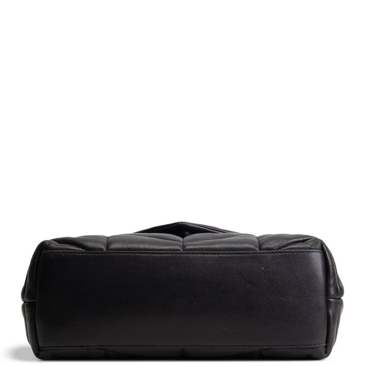 SAINT LAURENT Loulou Small Puffer Bag - Black OUTLET FINAL SALE
