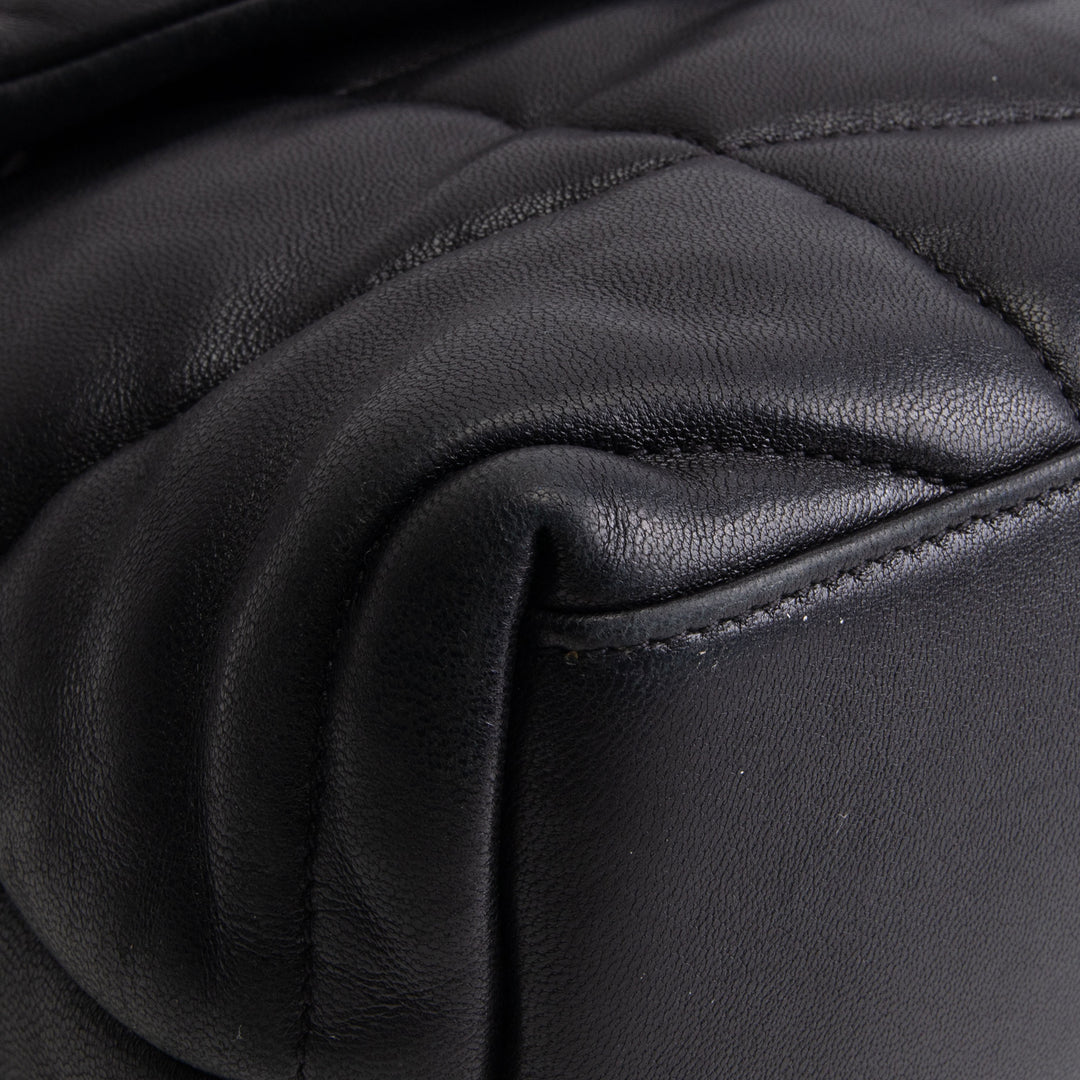 SAINT LAURENT Loulou Small Puffer Bag - Black OUTLET FINAL SALE