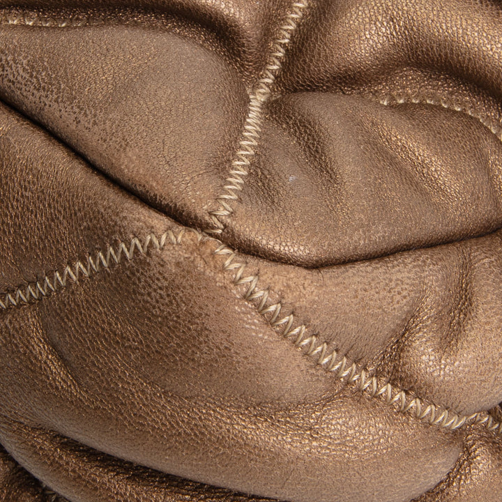 CHANEL Bubble Quilt Flap Bag - Metallic Bronze