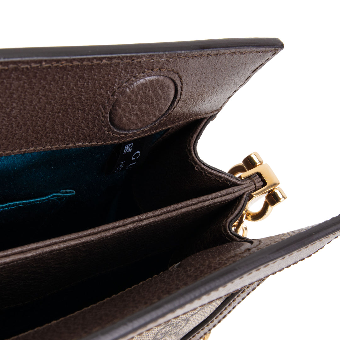 GUCCI GG Supreme Ophidia Clutch/Shoulder Bag