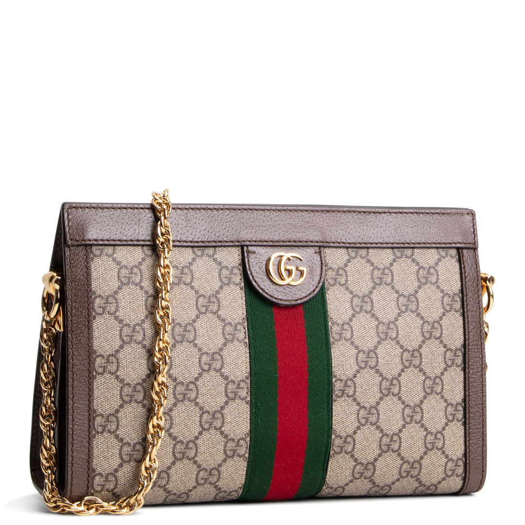 GUCCI GG Supreme Ophidia Clutch/Shoulder Bag