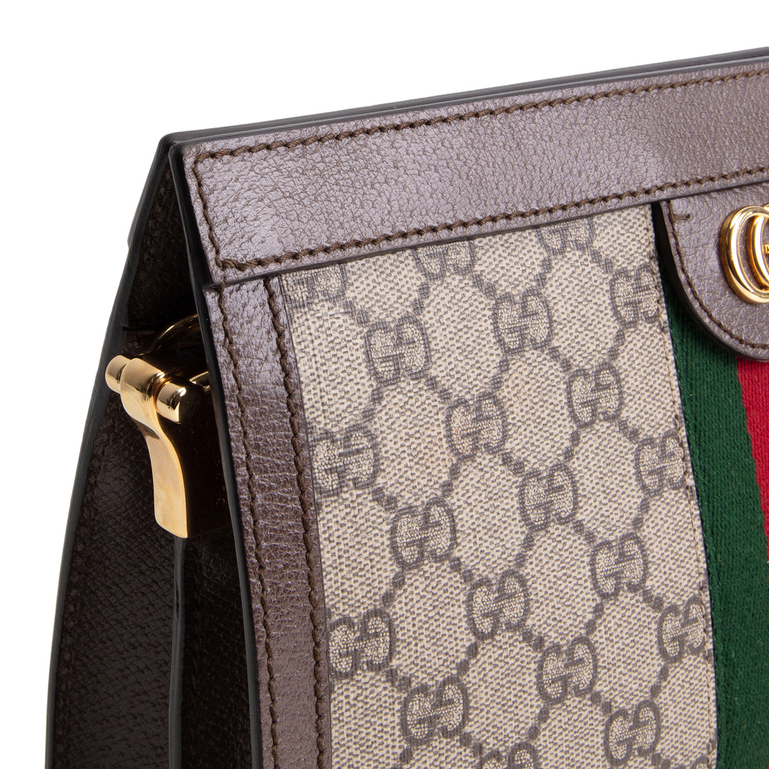 GUCCI GG Supreme Ophidia Clutch/Shoulder Bag