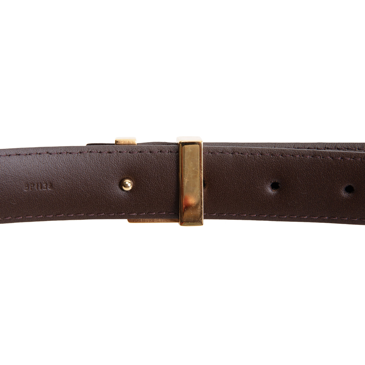 LOUIS VUITTON Damier Ebene LV Initiales 25mm Belt