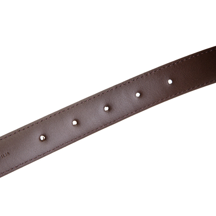 LOUIS VUITTON Damier Ebene LV Initiales 25mm Belt