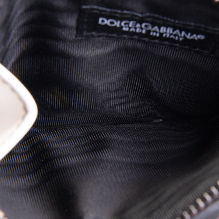 DOLCE & GABBANA Scribble Print Logo Card Holder