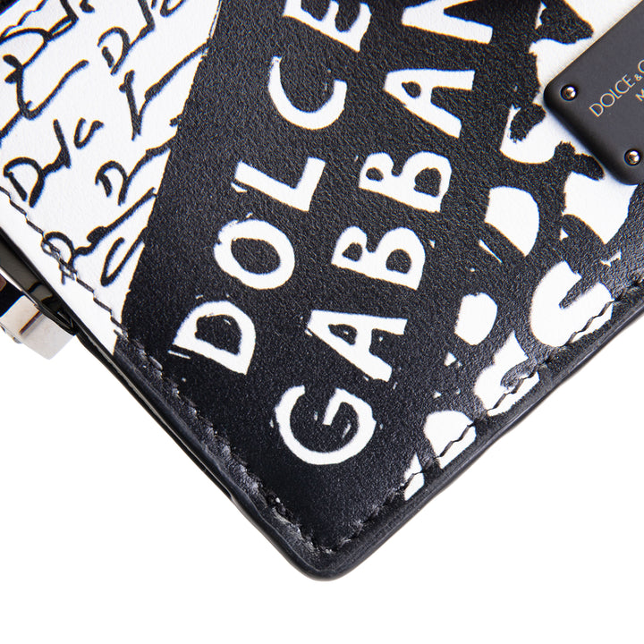 DOLCE & GABBANA Scribble Print Logo Card Holder