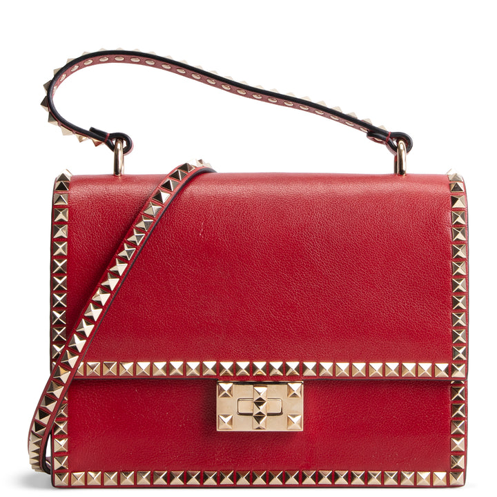 VALENTINO Rockstud No Limit Top Handle Flap Bag