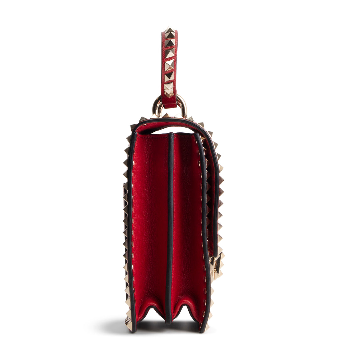VALENTINO Rockstud No Limit Top Handle Flap Bag