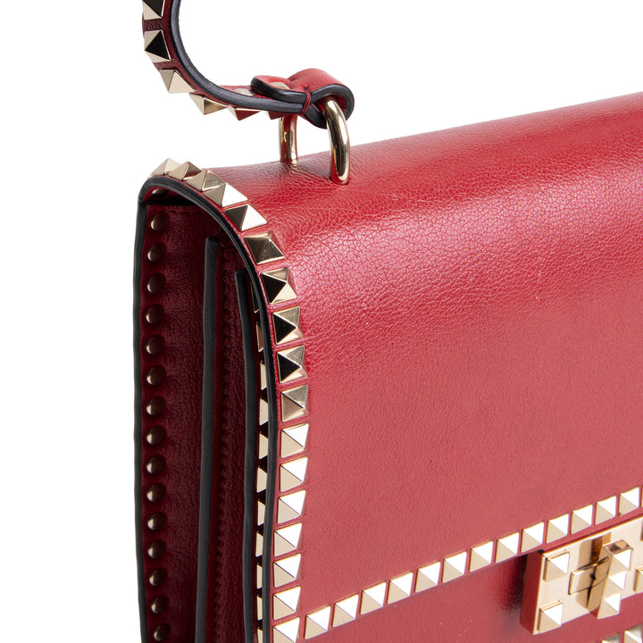 VALENTINO Rockstud No Limit Top Handle Flap Bag