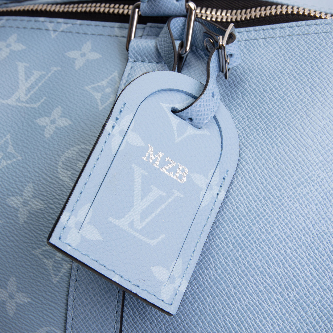 LOUIS VUITTON Taigarama Keepall Bandouliere 50 - Blue Lagoon