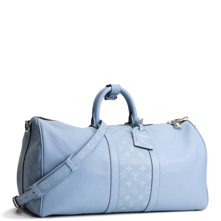 LOUIS VUITTON Taigarama Keepall Bandouliere 50 - Blue Lagoon