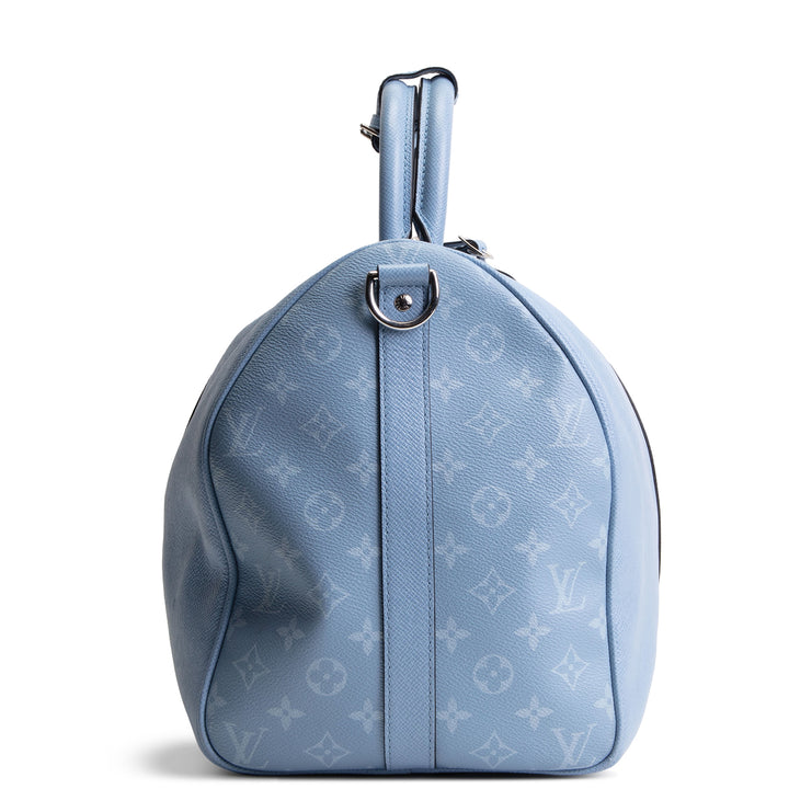 LOUIS VUITTON Taigarama Keepall Bandouliere 50 - Blue Lagoon