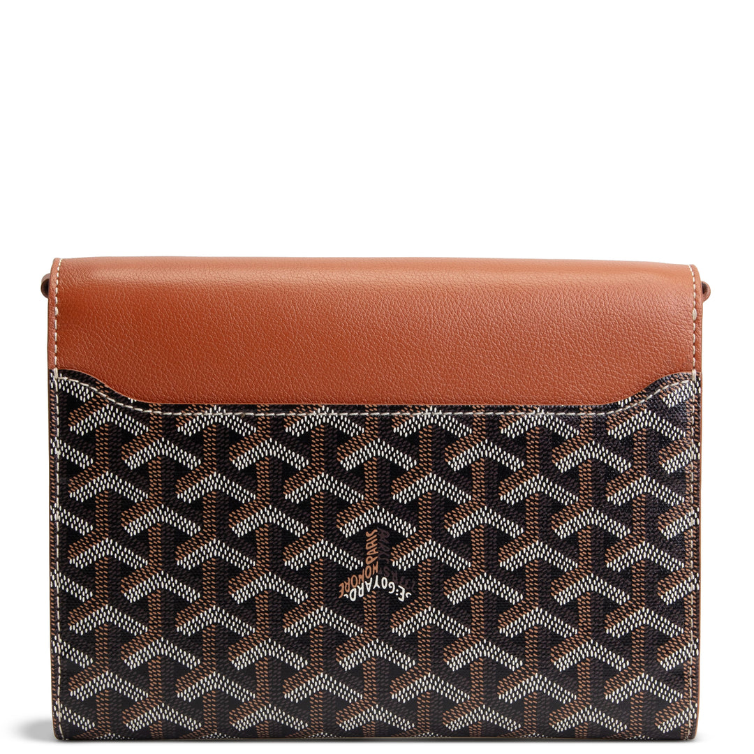 GOYARD Goyardine Chypre Flap Bag