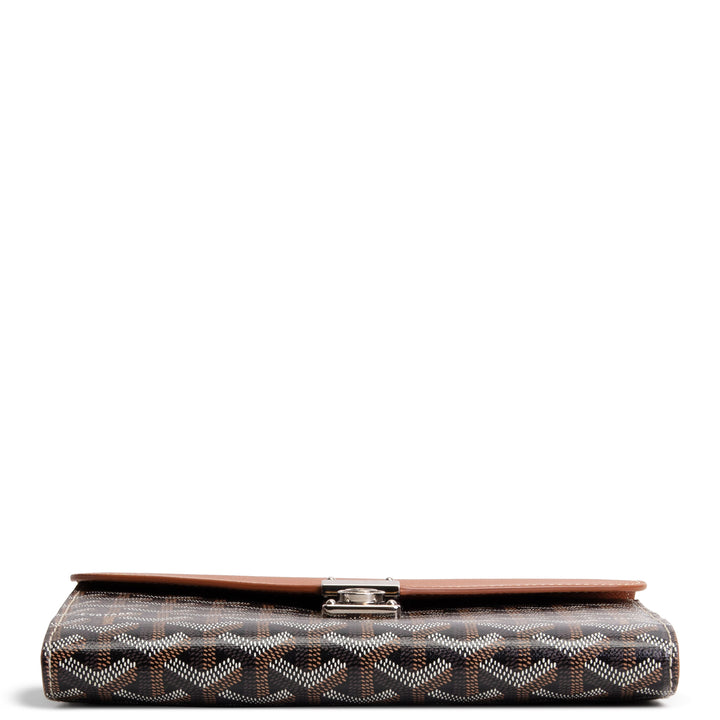 GOYARD Goyardine Chypre Flap Bag