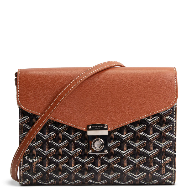 GOYARD Goyardine Chypre Flap Bag