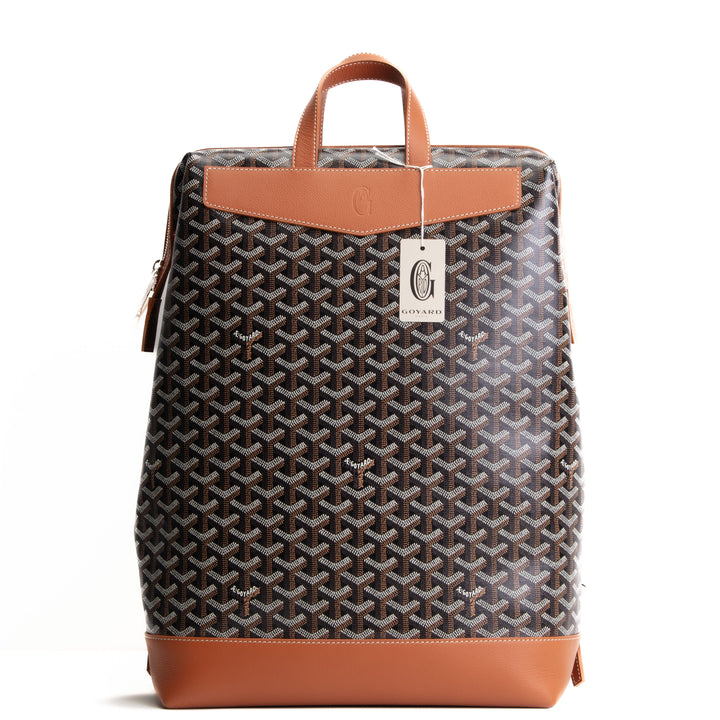 GOYARD Goyardine Cisalpin Backpack Black w/ Gold Trim
