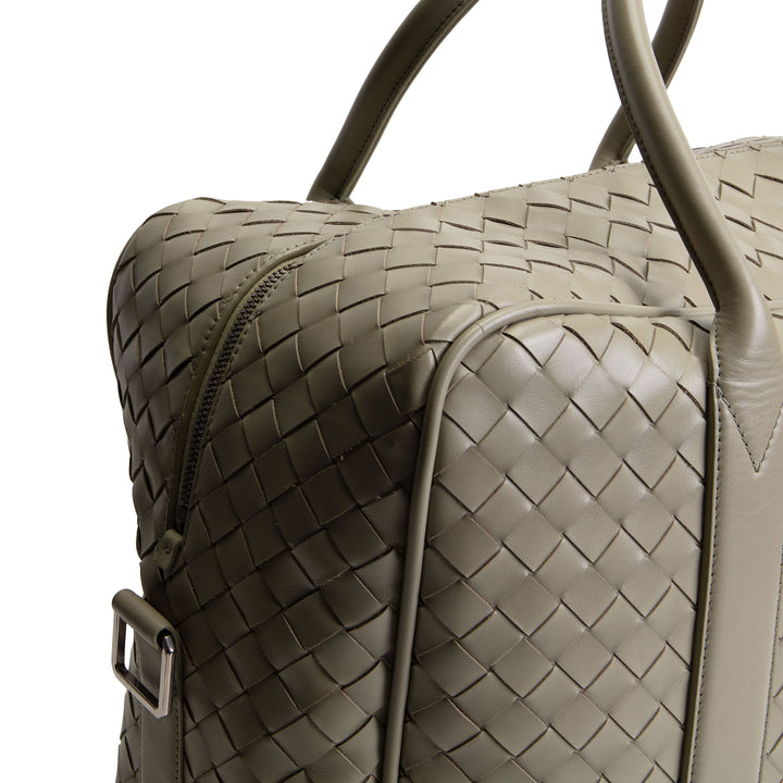BOTTEGA VENETA Intrecciato Weekender - Sage Green