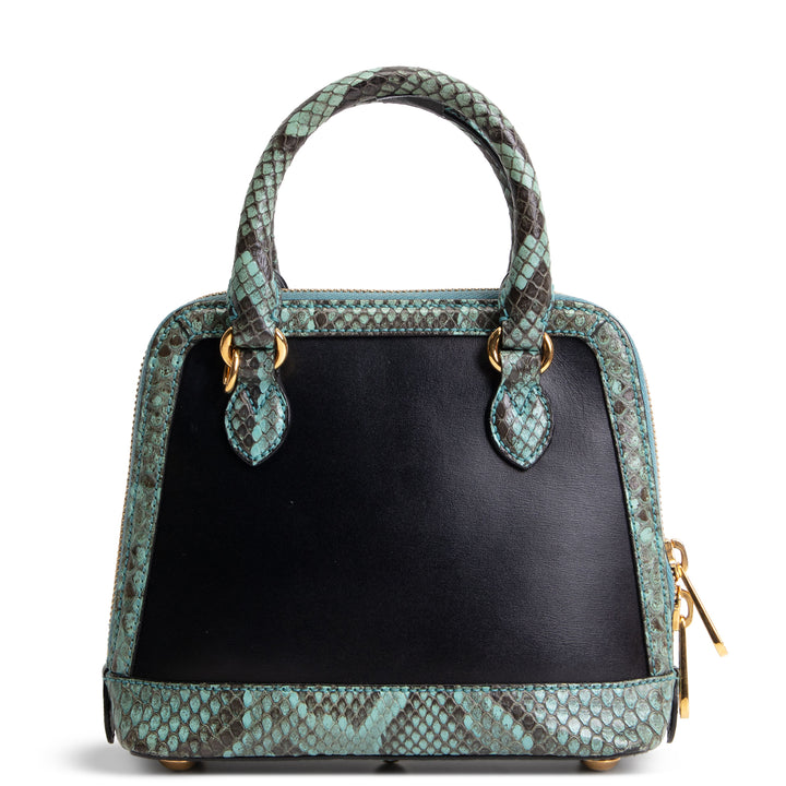 GUCCI Limited Edition Python Horsebit 1955 - Black & Turquoise